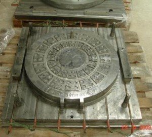 grp manhole cover machine